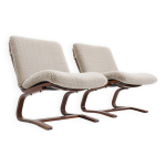 Ensemble de 2 fauteuils vintage style ann�es 60