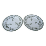 Ensemble de 2 petites assiettes en terre de fer saint amand et hamage modle modern style