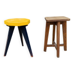 Ensemble de 2 tabourets dpareill