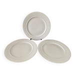 Ensemble de 3 assiettes grain de riz 4 genevieve lethu 1984