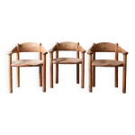 Ensemble de 3 chaises de salle  manger par rainer daumiller