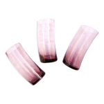 Ensemble de 3 verres  eau violine penchs