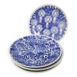 Ensemble de 4 assiettes de nol sudoises gustavsberg ralis par sven jonson