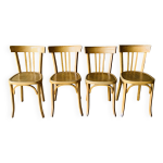 Ensemble de 4 chaises bistrot