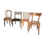 Ensemble de 4 chaises dpareilles