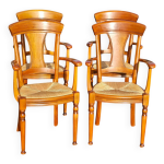 Ensemble de 4 chaises - fauteuils de style provençal Ensemble de 4 chaises - fauteuils de style provençal