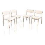 Ensemble de 4 chaises par gijs van der sluis 60's