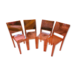Ensemble de 4 chaises marie par starck pour kartell