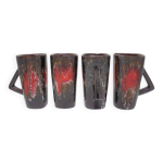 Ensemble de 4 mugs vallauris