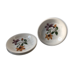 Ensemble de 5 assiettes anciennes sarreguemines digoin daniel