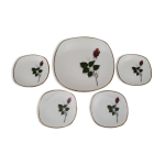 Ensemble 5 pices pour apritif en porcelaine bavaria