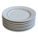 Ensemble de 7 assiettes  dessert