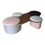 Ensemble amazone 4 poufs modulables atelier oï Ensemble amazone 4 poufs modulables atelier oï