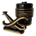 Ensemble art d�co vase et bougeoir