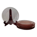 Ensemble assiettes rosaline vintage