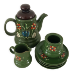 Ensemble avec cafeti�re sucrier pot � lait et assiettes winterling vintage