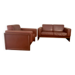 Ensemble canapé 2 places et 1 fauteuil korium km 3 / 1 de tito agnoli pour ma Ensemble canapé 2 places et 1 fauteuil korium km 3 / 1 de tito agnoli pour ma