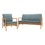 Ensemble de canaps et fauteuils mid - century par tove & edvard kindt - larsen annes 60