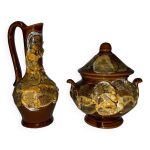 Ensemble cramique  rocailles de l'ocan