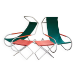 Ensemble de chaises longues  lido  design battista et gino giudici