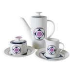 Ensemble compos� d'une th�i�re, sucrier et pot � lait, allemagne 1970