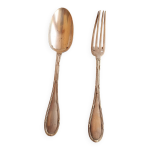 Ensemble couverts enfant mtal argent