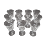 Ensemble de11 verres  pied luminarc collection rgence