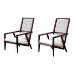 Ensemble de deux chaises longues astoria de franco bizzozzero pour pierantonio bonac