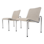 Ensemble de deux chaises longues kho liang ie pour stabin modle 703, hollande, annes 1960