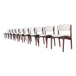 Ensemble de dix chaises de salle � manger erik buch od 49 en palissandre o. d. mobler danemark 1960