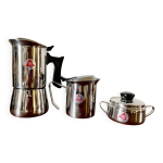 Ensemble euroexpress nanni inox, cafeti�re 6 tasses, italie 1980