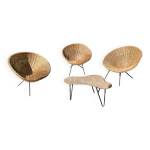 Ensemble de jardin annes 50 - table raoul guys