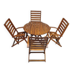 Ensemble de jardin ico parisi par reguitti chaises / table