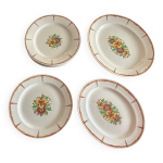 Ensemble de plats art deco boch fr�res la louvi�re