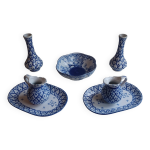 Ensemble de porcelaines chinoises bleues et blanches - poque xxme
