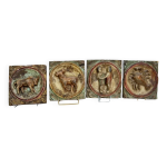 Ensemble de quatre bas reliefs