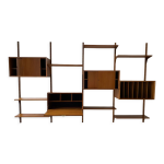 Ensemble  royal system  4 colonnes en teck, de poul cadovius 1970