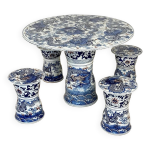Ensemble de salle  manger chinois vintage en cramique