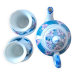 Ensemble théière et tasses miniatures en porcelaine de chine - dinette Ensemble théière et tasses miniatures en porcelaine de chine - dinette