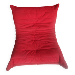 Ensemble togo de ligne roset - alcentara rouge - canap lit - chauffeuse dangle - chauffeuse