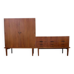 Ensemble xl vintage : meuble audio / meuble mural Ensemble xl vintage : meuble audio / meuble mural