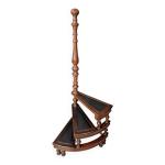 Escalier de biblioth�que tournant en acajou