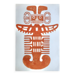 Estampe originale pr - colombienne, annes 60