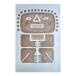 Estampe originale pr� - colombienne, ann�es 60