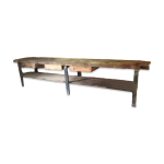 tabli en bois massif garage poids lourds
