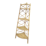 Etagre d'angle rotin bambou