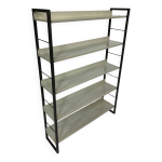 Etagre autoportante tomado en mtal et gris - dutch design 1960