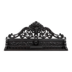 �tag�re baroque en bois noir sculpt�, richement sculpt�e, france vers 1850