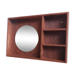 Étagère console avec miroir moderniste 60 / 70s Étagère console avec miroir moderniste 60 / 70s