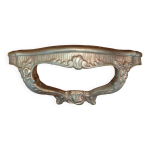 Etagre console murale dor, baroque en rsine.